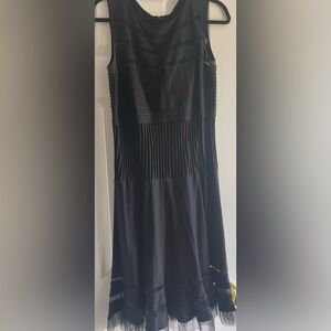 Tadashi Shoji black dress with cutout details